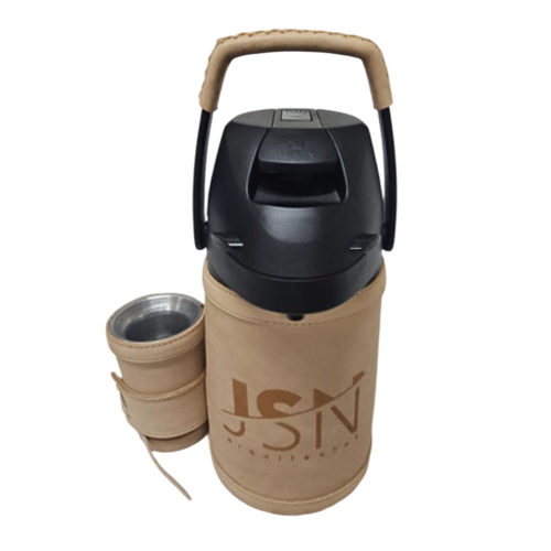 Termo 1.3 lts cuero claro